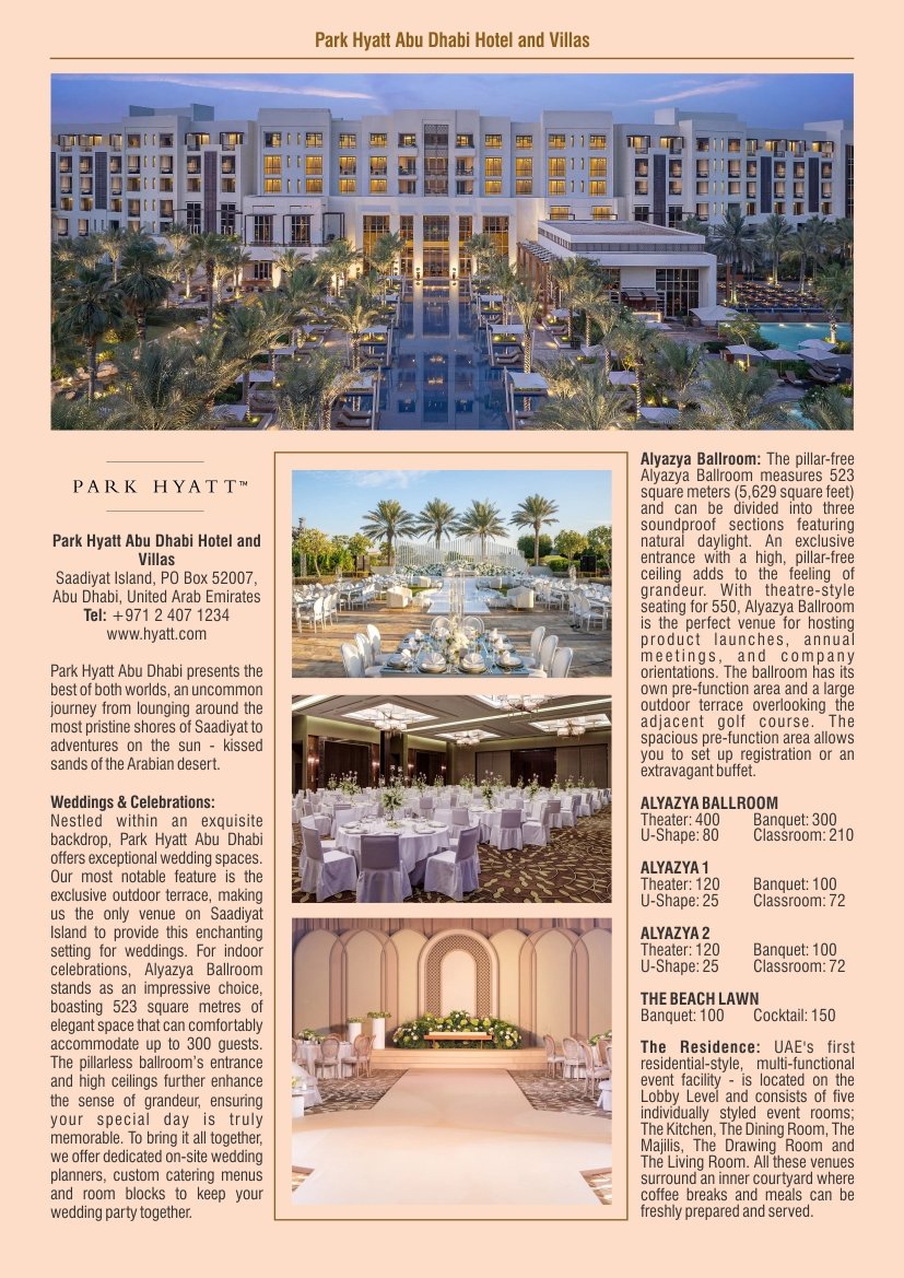Park Hyatt Abu Dhabi Hotel and Villas